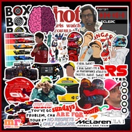 FORMULA ONE STICKERS F1 DRIVERS WATERPROOF STICKERS