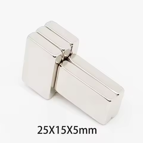 25x15x5mm Block Powerful Strong Magnetic Magnets For Fridge, DIY, Building, Scientific, Craft, Educa