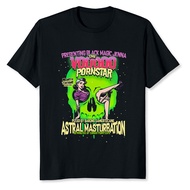 Horror Art Voodoo Porn Star Psychobilly Art T-Shirt