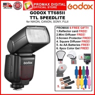 NEW Godox TT685II Flash TT685 II TT685S II TT685C II TT685N II TT685FII for Nikon Canon Sony Fuji