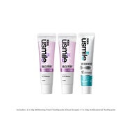 usmile | Usmile Refreshing Mint Toothpaste 30g*2 Antibacterial Spot Toothpaste 30g Oral Care for Adu