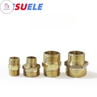 UN LESU External Thread Combination Direct Copper Connector Equal Diameter Copper 1/4 1/8 3/8 Copper