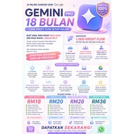 Google Gemini AI PRO 18 Bulan