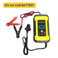 Auto Stop Intelligent Charger 12V 6A Car Battery Charger Bateri Repair Charging Cas Bateri Kereta Mo