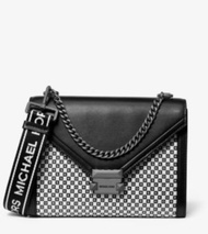 Michael Kors Whitney Large Checkered Shoulder Bag