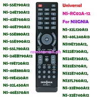 NSIGNIA Universal NS-RC02A-12 For All Insignia TV Remote Control NS-32L120A13 NS-40L240A13 NS19E720A
