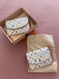 Brand new LV Wallet x Takashi Murakami 白三彩銀包
