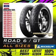 TAYAR MOTORSIKAL MICHELIN ROAD 6 / GT TUBELESS TYRE 120/70ZR17,160/60ZR17,180/55ZR17,190/55ZR17