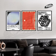 HYPE A4 Minimalist Aesthetic Display Room Decoration Frame Wall Decoration by Society.Flow