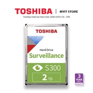 Toshiba S300 1TB/ 2TB/ 3TB (V300) / 4TB/ 6TB/ 10TB Surveillance Internal Hard Disk 3.5" SATA 6.0Gbit