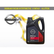 Nissan - 10w40 4L Semi Synthetic Engine Oil API-ACEA A3/B4 Car Lubricant 10w-40 4Litre Minyak Hitam Enjin