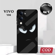 IPHONE (DD 7) Glossy Softcase For vivo Y04 Y04S Latest Anime Motif Simple Abstract Gamers Cute Silic
