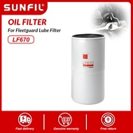 CJ7F Lf670 ตัวกรองแยกน้ำน้ำมันเครื่องสำหรับ 3889310 3313279 Jlx 12a P551670 Zp50b H240w W1294 Kv12 R
