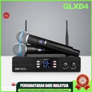 Wireless microphone dual handheld mic 80m receiving distance for audio mixer amplifier mikrofon 麦克风 karaoke speaker
