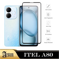 LAYAR Tempered Glass ITEL A80 Screen Protector for Smartphone Front Screen