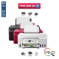 Canon PIXMA G3770 (Black/Red/White) AIO Wireless Refillable Ink Tank Printer with Low-Cost Printing