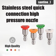 BIU Stainless Steel Quick Connect High Pressure Spray Tip 0 15 25 40 Degree Nozzle