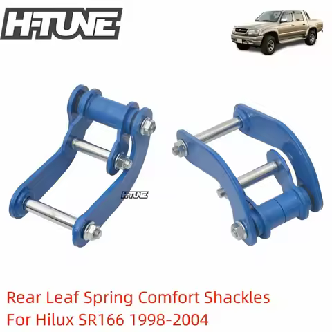 H-TUNE 4x4 Suspension Lift Kits Rear Leaf Spring Comfort Shackles For Toyota Hilux SR166 LN166 SR5 1