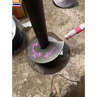 4-Inch Thread For Pipe-Shaft 1.2 1-1/4 Inch OD 4.1 Inches 4.5 3.5 Pitch 9cm-10cm Thickness 3mm