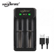 HaixnFire MC2 lithium battery charger is suitable for 18650 26650 21700 14500 lithium battery adapte