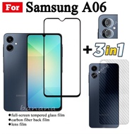 3 IN 1 Samsung A06 Tempered Glass Film For Samsung Galaxy A06 A 06 Full Cover Screen Protector Glass