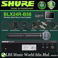 Shure BLX24R/B58 Handheld Wireless Microphone Vocal Rack Mount Mic System (BLX24R B58)