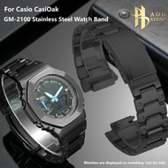 High Quality Stainless Steel Watch Strap For Casio G-SHOCK GM-2100 Bracelet Modified CasiOak GA-2100