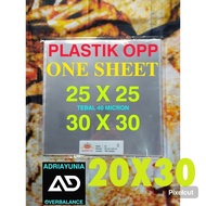 Opp Plastic 25x25 20x30 30x30 Roti Bluder - Opp Plastic 25 x 25 / 20 x 30 / 30 x 30 One Sheet Sheet 