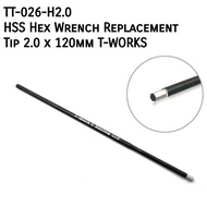 TWORKS RC TT-026-H Hex Wrench Replacement Tip 1.5/2.0/2.5mm x 120mm