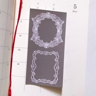 Note Papers / Deco Papers 30pcs Lace Frames v2 by Monalaya Stationery Shop