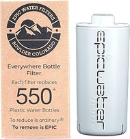 Epic Water Filters Everywhere Bottle Filter | 1-Pack | 75 Gallon Total Filter Life | 3-4 month Suppl