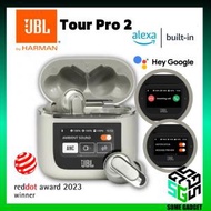 JBL - JBL Tour Pro 2 真無線耳機配觸控螢幕充電盒 - 香檳金 | 屏幕充電盒 | 6麥完美通話 |