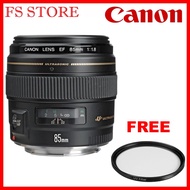 CANON 85MM F1.8 LENS USM LENS FREE MULTI COATED QUALITY FILTER 58MM
