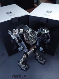 Tacs x Robotoys 舊式雙鏡頭相機錶連機械人限量版- 黑面