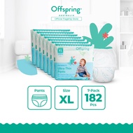 Offspring Premium Organic Ultra-Thin Diaper Pants [Bundle of 7]