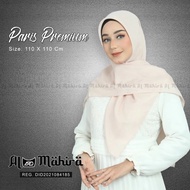 Paris Japan Premium Nathelabel Square Hijab Light Soft Elegant Women's Hijab