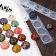 Diy滴胶树脂半圆半球圆形镜面硅胶水晶滴胶模具9.5 DIY resin epoxy semi-circle, hemisphere, round mirror silicone crystal ep