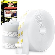 Alien Seal Deluxe Transparent Silicone Seal Strip Set of 64 Feet Anti-Draft Adhesive Flexible Flap t
