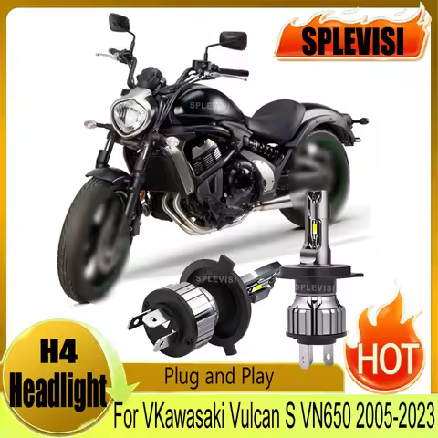 Lifespan 60000hrs h4 motorcycle headlight Plug and Play for Kawasaki Vulcan S VN650 2015 2016 2017 2