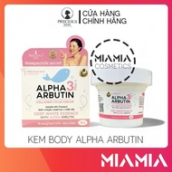 Kem Body Alpha Abutin Collagen 3 Plus Cream Chính Hãng Hỗ trợ dưỡng trắng da toàn thân