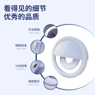 R RK12 Mobile Phone Fill Light Clip Portable USB Charging Live Beauty Selfie Mobile Phone Fill Light