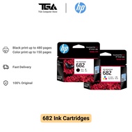 HP 682 Ink Cartridges Black / Color [100% Original] for HP 2336, 2776, 2777, 2875