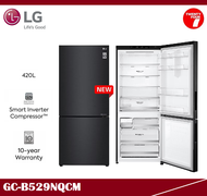 [ Delivered by Seller ] LG Gross 420L 2 Door Bottom Freezer Fridge / Refrigerator / Peti Sejuk GC-B529NQCM