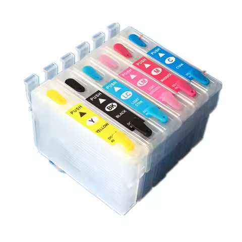 T0801 -T0806 refillable ink cartridge for epson PX700W PX710W PX800FW PX810FW PX650 PX50 printer