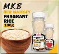 Her Majesty Fragrant  Rice 100g in Jar Ad (This is not Basmati Rice)