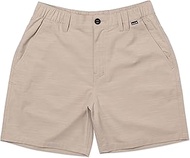 Men's Phantom SLUB 3/4 Waistband 18 Inch Bermuda, Khaki, 44, khaki, 44