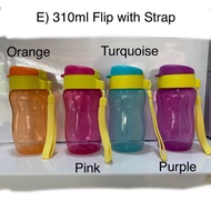 Tupperware Eco Bottle 310ml Flip with Strap