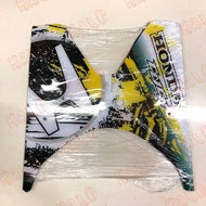 motorcycle matting (HONDA click 125i/150i) (new) (yellow) HALO MOTORS motorcycle accessories