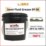 LUBRIX Setroil Semi Fluid Grease EP 00 Grease Bearing Minyak Grease Gris Bearing Chain Lube Grease R