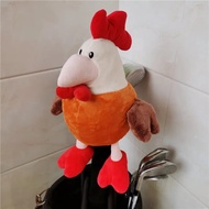 The cock driver head cover golf club 460cc wood headcover plush rooster CUTE GIFT